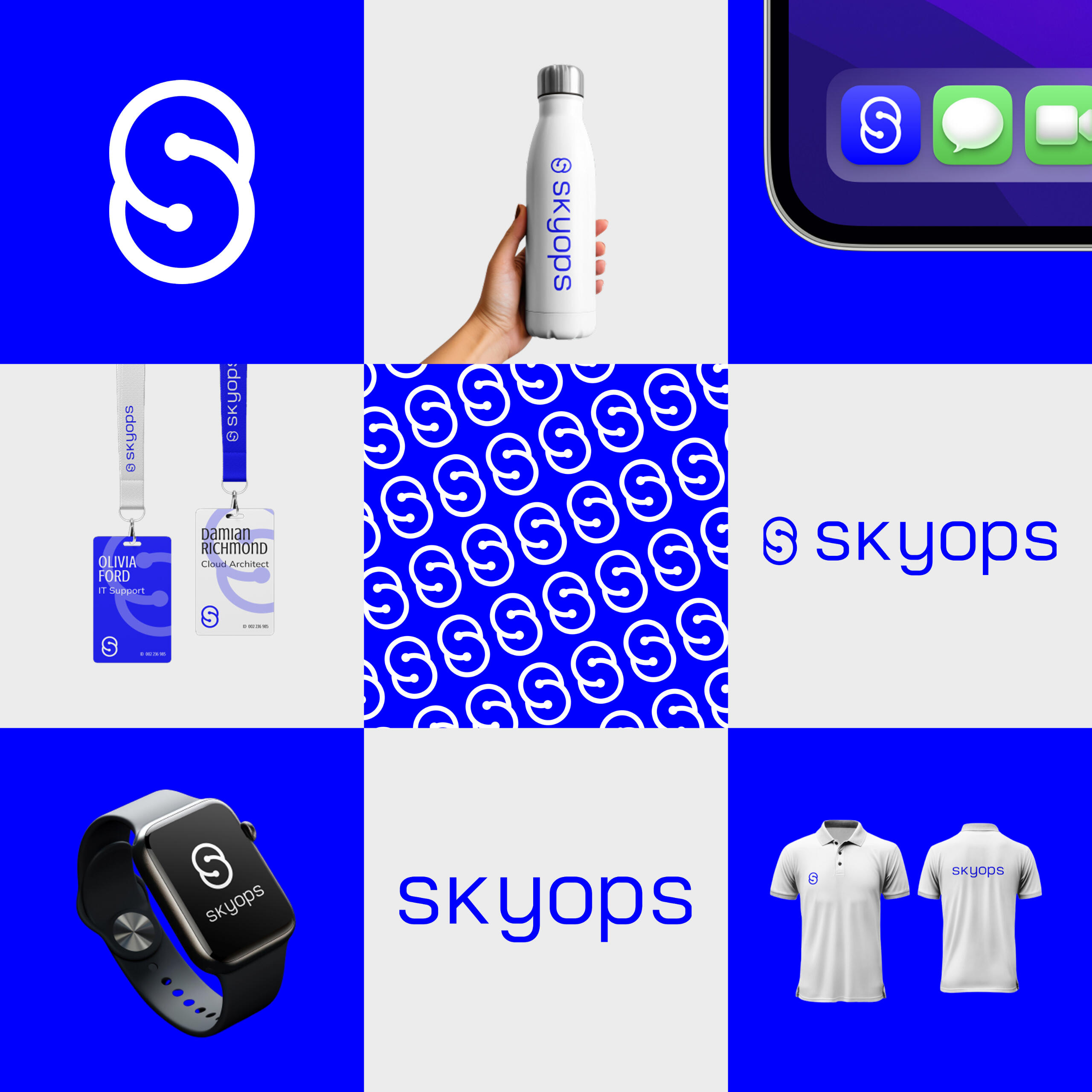 A picture of a logo mockup