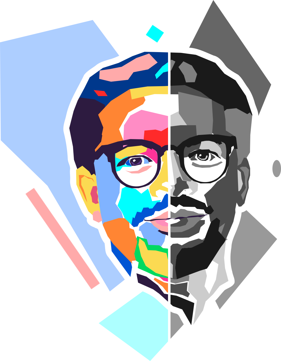 A WPAP illustration of Okiemute Vadan Ejite-Orode